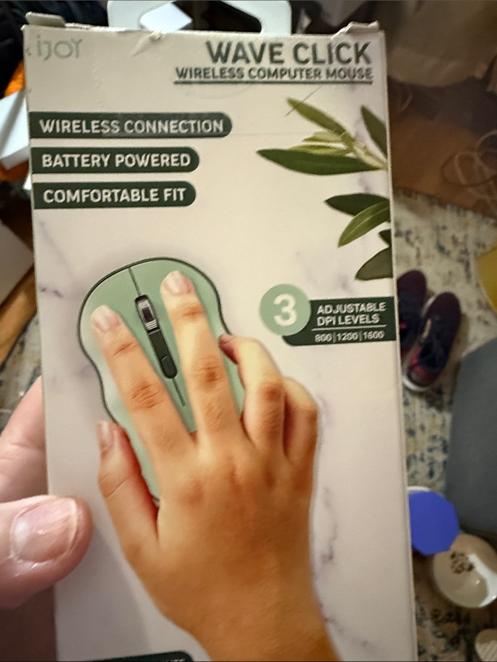 Brand newWave Click Wireless Computer Mouse - Mint Green